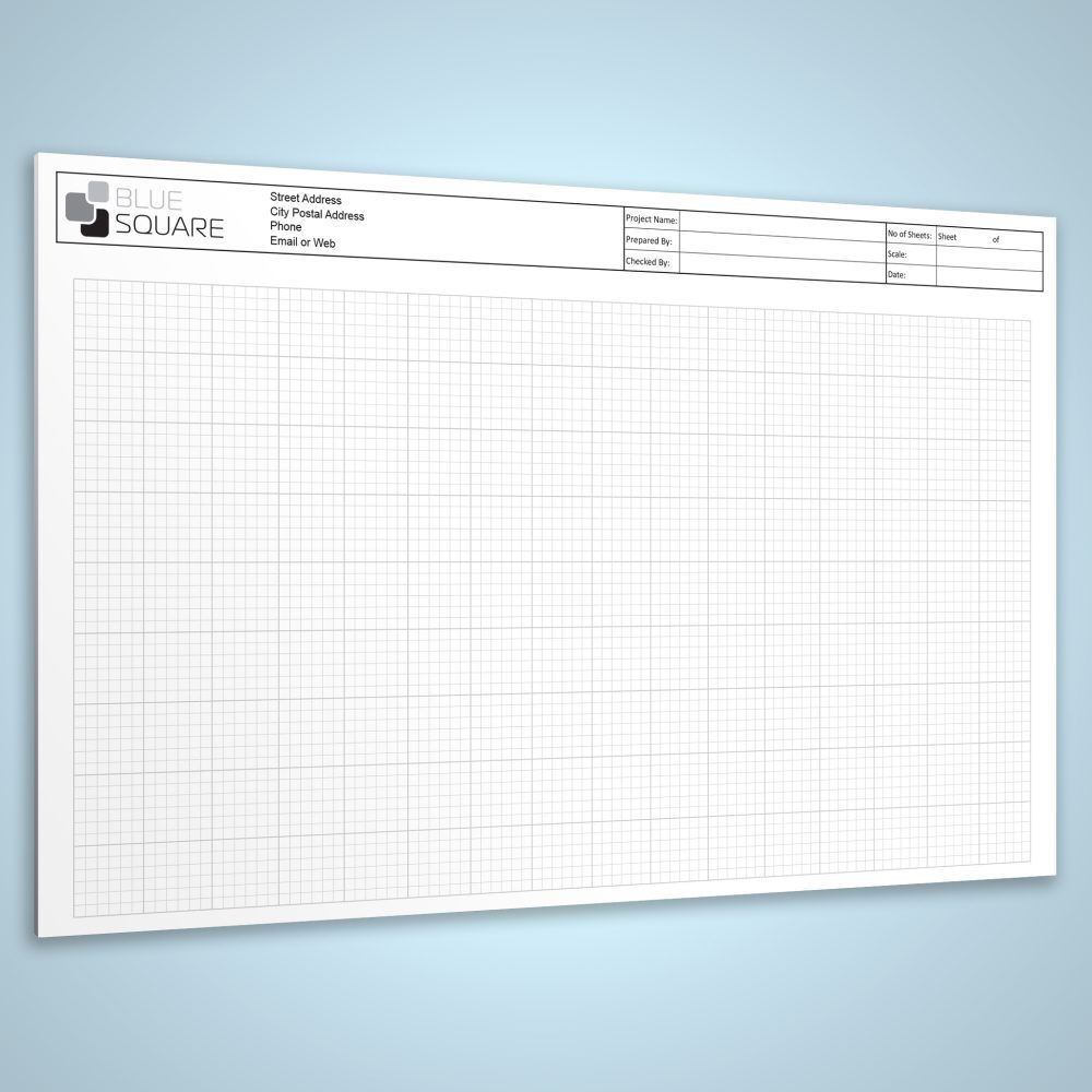 Engineering Pad Example Engineering Pad 17 x 11 - 6 Square Inch - Rainbow Printing