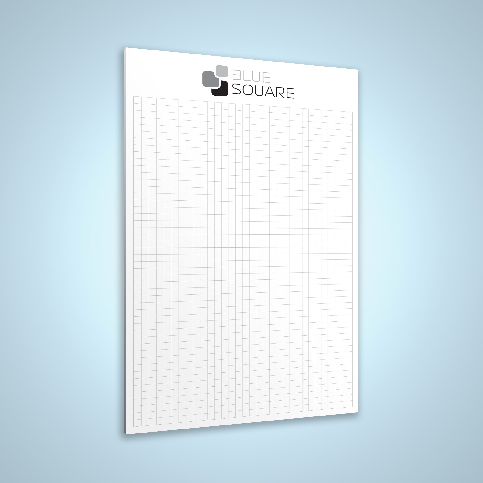 Graphpad Square Grid Graph Pad 8.5 x 14 - 4 Square Inch - Rainbow Printing